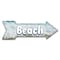Signmission Beach 2 Arrow Decal Funny Home Decor 30in Wide D-A-10-999951 - alternate 1